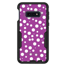 DistinctInk OtterBox Commuter Series Case for Apple iPhone or Samsung Galaxy - Fuchsia White Bubbles Polka Dots