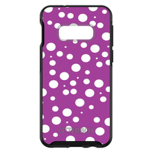DistinctInk™ OtterBox Symmetry Series Case for Apple iPhone / Samsung Galaxy / Google Pixel - Fuchsia White Bubbles Polka Dots