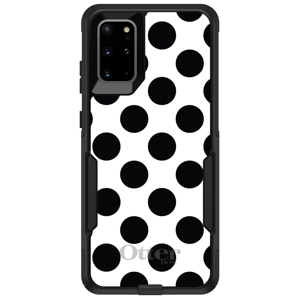 Black & White Polka Dots OtterBox Commuter Case for iPhone & Galaxy, view 6