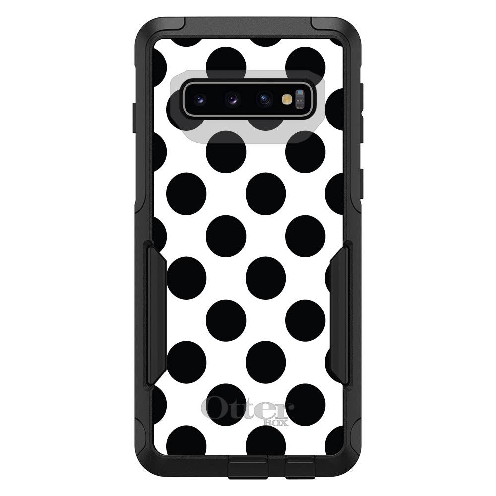 Black & White Polka Dots OtterBox Commuter Case for iPhone & Galaxy, view 7