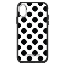 DistinctInk™ OtterBox Symmetry Series Case for Apple iPhone / Samsung Galaxy / Google Pixel - Black & White Polka Dots