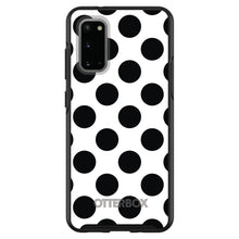DistinctInk™ OtterBox Symmetry Series Case for Apple iPhone / Samsung Galaxy / Google Pixel - Black & White Polka Dots