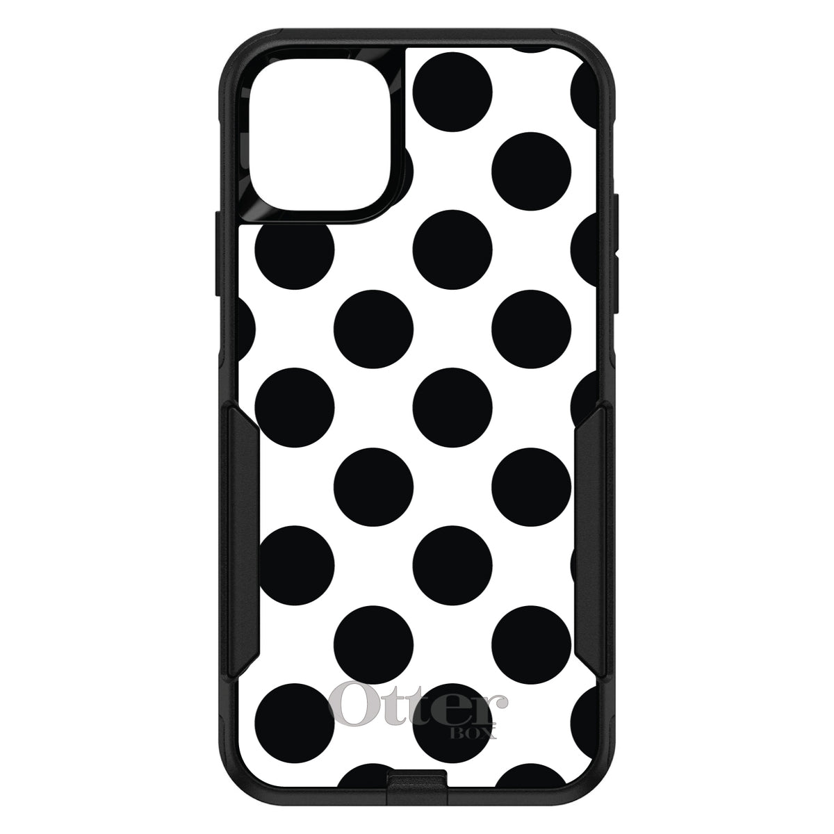 Black & White Polka Dots OtterBox Commuter Case for iPhone & Galaxy, view 2