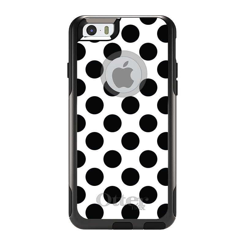 Black & White Polka Dots OtterBox Commuter Case for iPhone & Galaxy, view 4