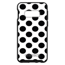 DistinctInk™ OtterBox Symmetry Series Case for Apple iPhone / Samsung Galaxy / Google Pixel - Black & White Polka Dots