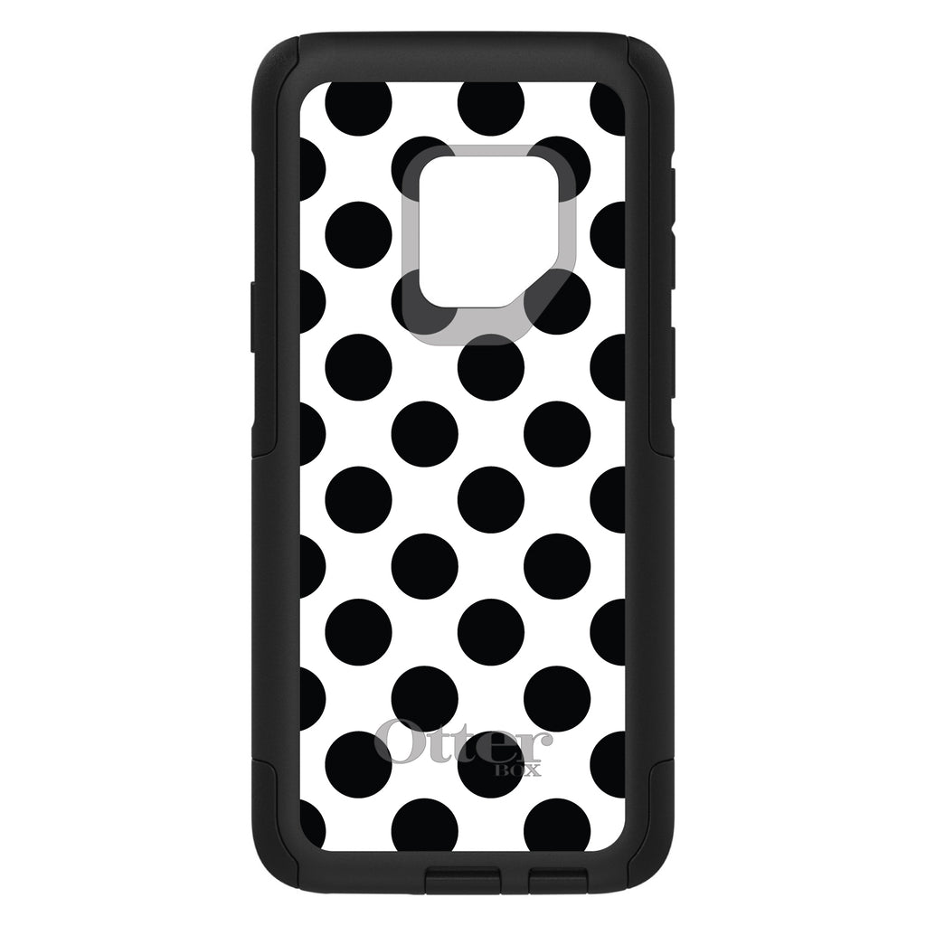 Black & White Polka Dots OtterBox Commuter Case for iPhone & Galaxy, view 9
