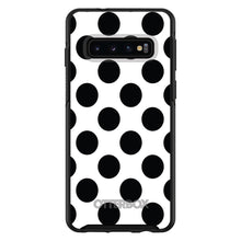 DistinctInk™ OtterBox Symmetry Series Case for Apple iPhone / Samsung Galaxy / Google Pixel - Black & White Polka Dots
