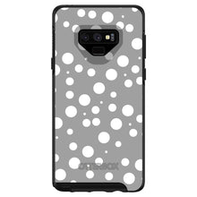 DistinctInk™ OtterBox Symmetry Series Case for Apple iPhone / Samsung Galaxy / Google Pixel - Silver White Bubbles Polka Dots