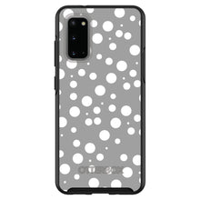 DistinctInk™ OtterBox Symmetry Series Case for Apple iPhone / Samsung Galaxy / Google Pixel - Silver White Bubbles Polka Dots