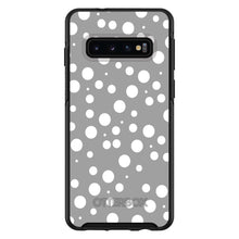 DistinctInk™ OtterBox Symmetry Series Case for Apple iPhone / Samsung Galaxy / Google Pixel - Silver White Bubbles Polka Dots