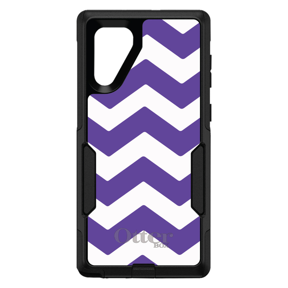 Purple White Chevron Stripes OtterBox Commuter Case for iPhone & Galaxy, view 13