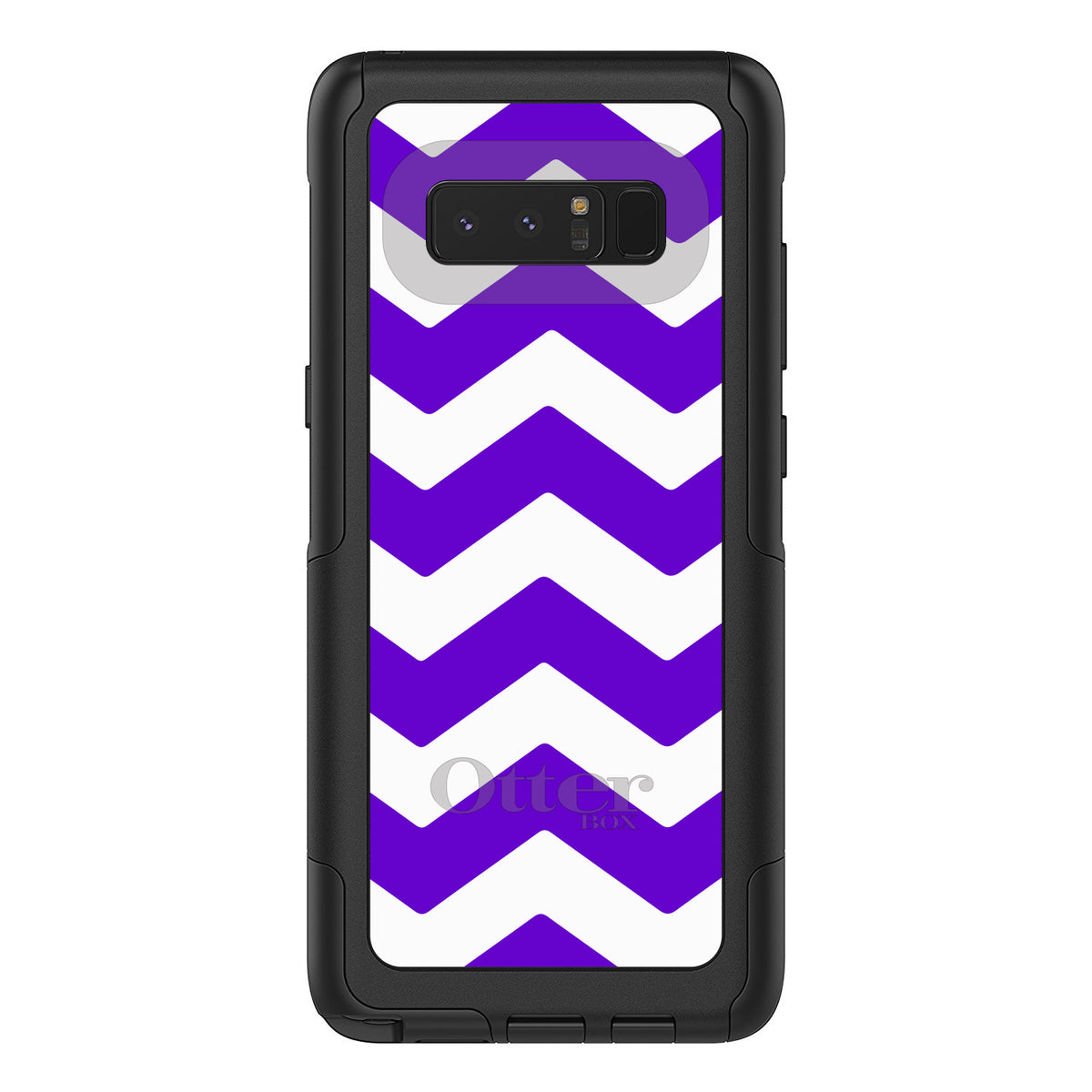 Purple White Chevron Stripes OtterBox Commuter Case for iPhone & Galaxy, view 16