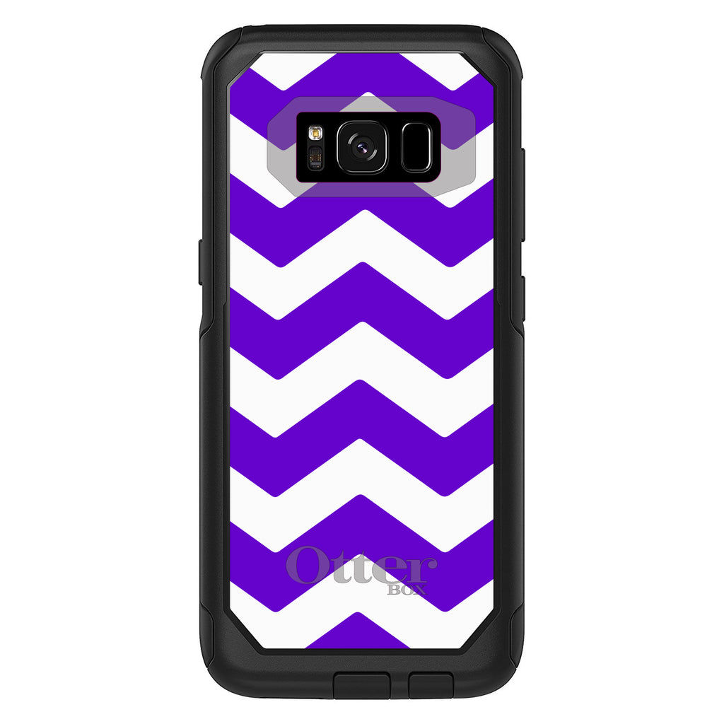 Purple White Chevron Stripes OtterBox Commuter Case for iPhone & Galaxy, view 10