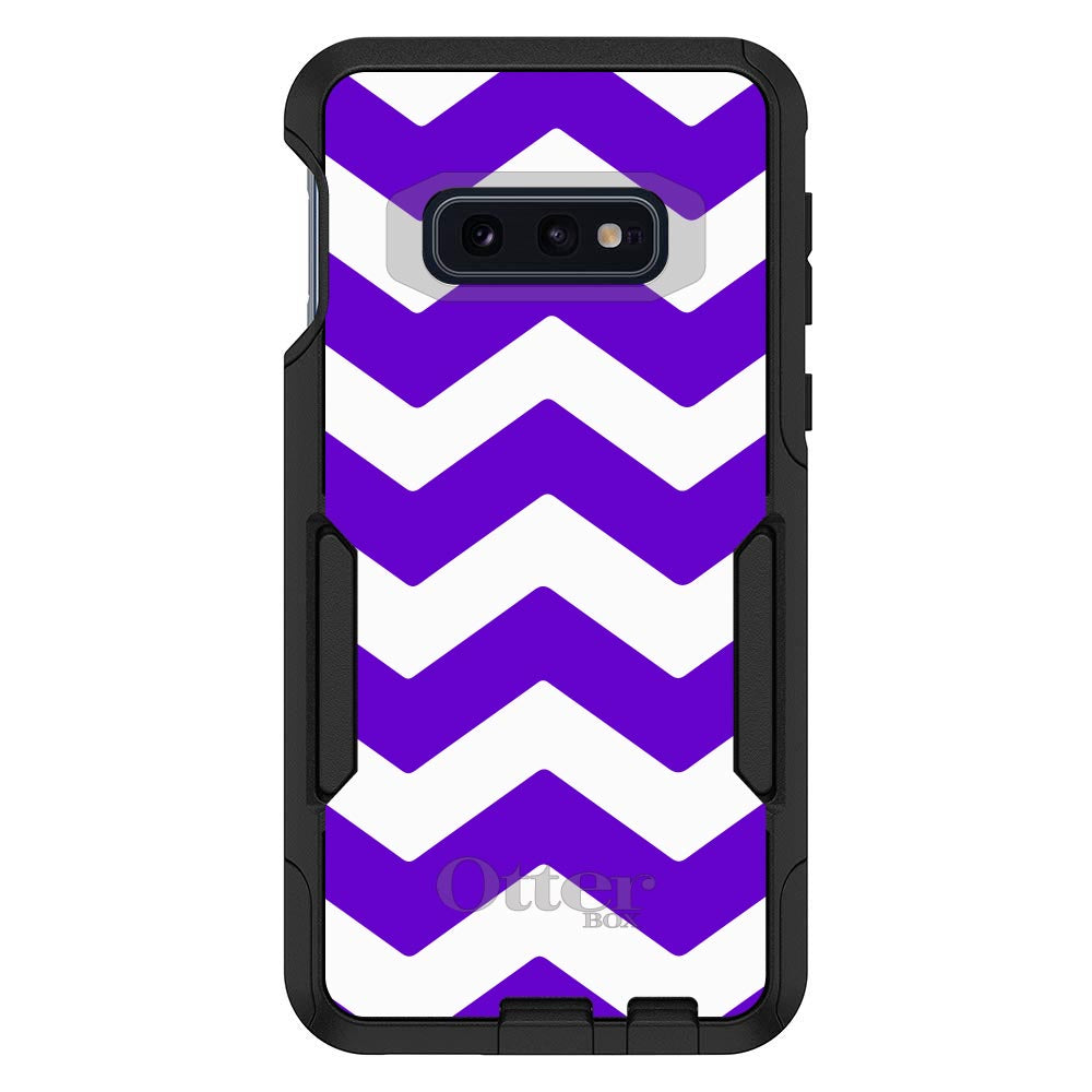 Purple White Chevron Stripes OtterBox Commuter Case for iPhone & Galaxy, view 8