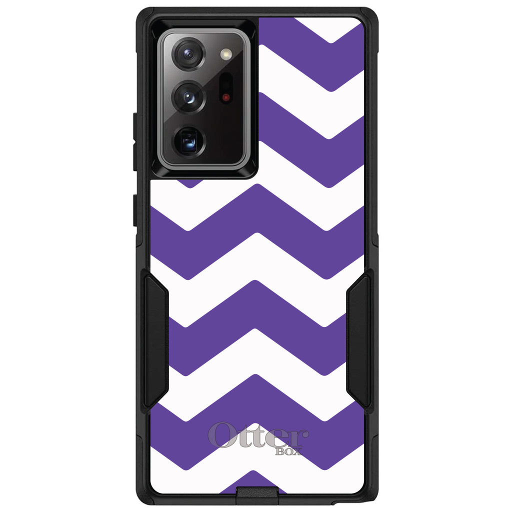Purple White Chevron Stripes OtterBox Commuter Case for iPhone & Galaxy, view 12
