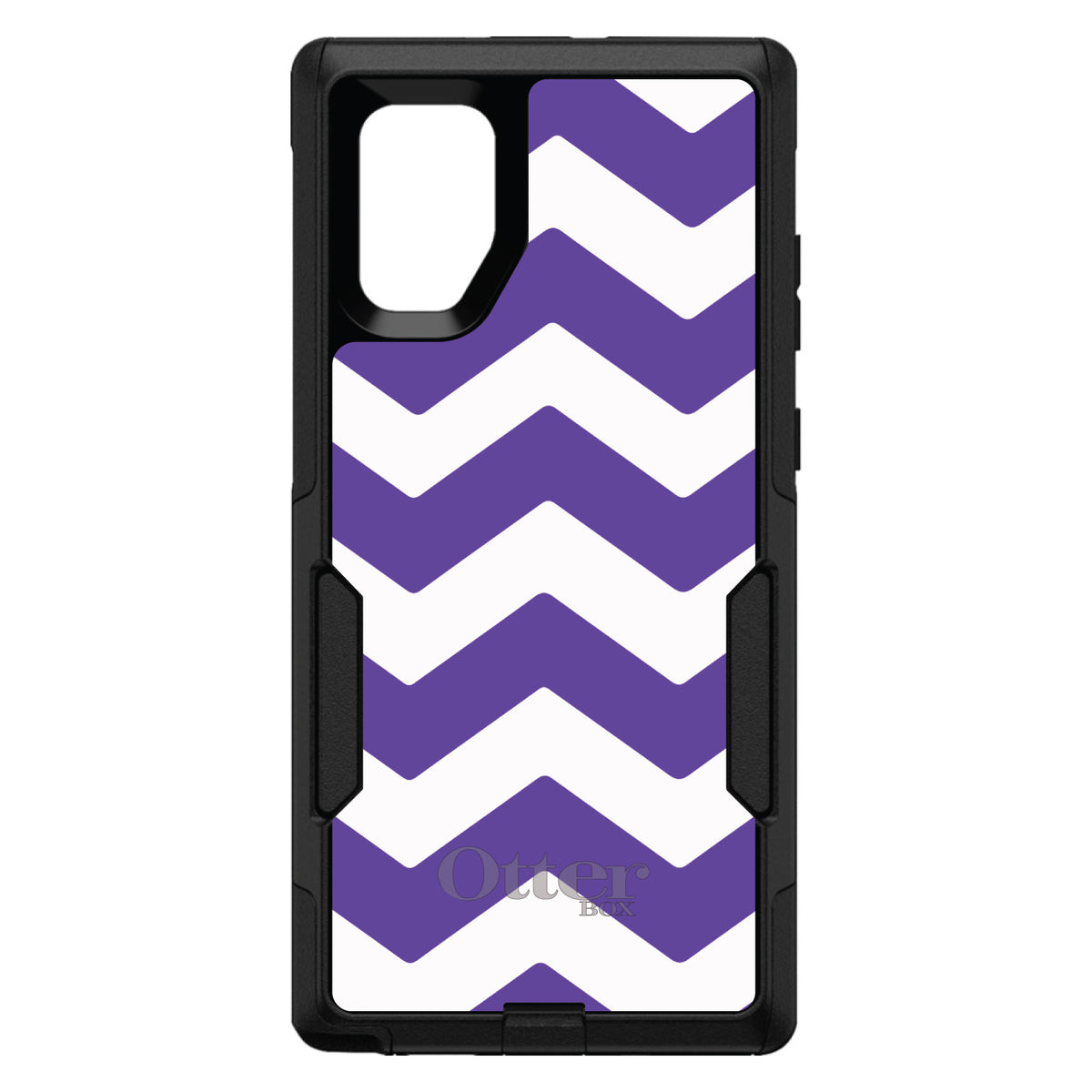 Purple White Chevron Stripes OtterBox Commuter Case for iPhone & Galaxy, view 14