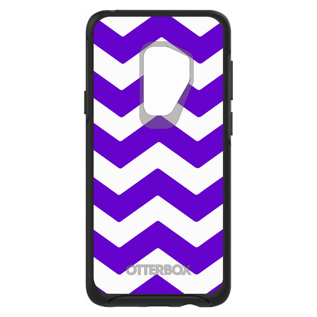 Purple White Chevron Stripes OtterBox Symmetry Case for iPhone & Galaxy, view 9
