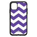 Purple White Chevron Stripes OtterBox Symmetry Case for iPhone & Galaxy