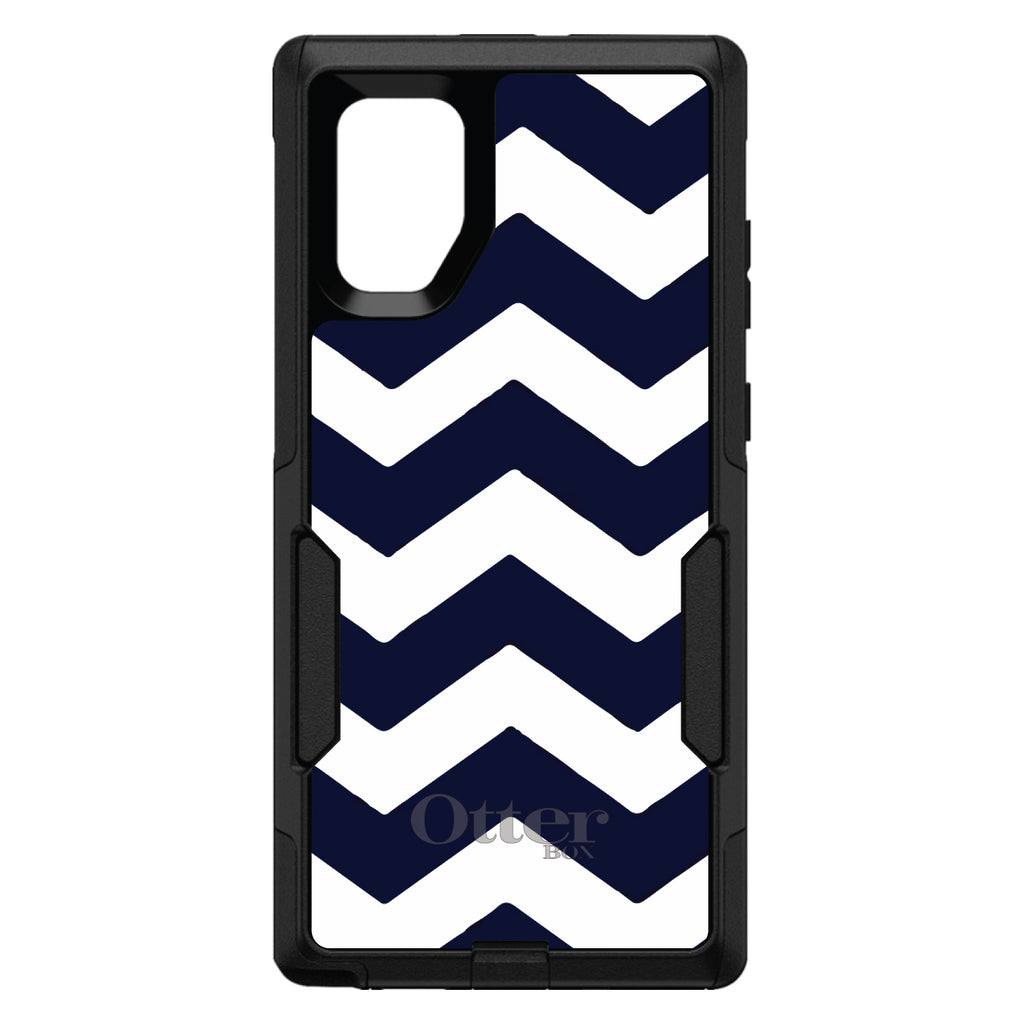 Navy Blue White Chevron Stripes OtterBox Commuter Case for iPhone & Galaxy, view 14
