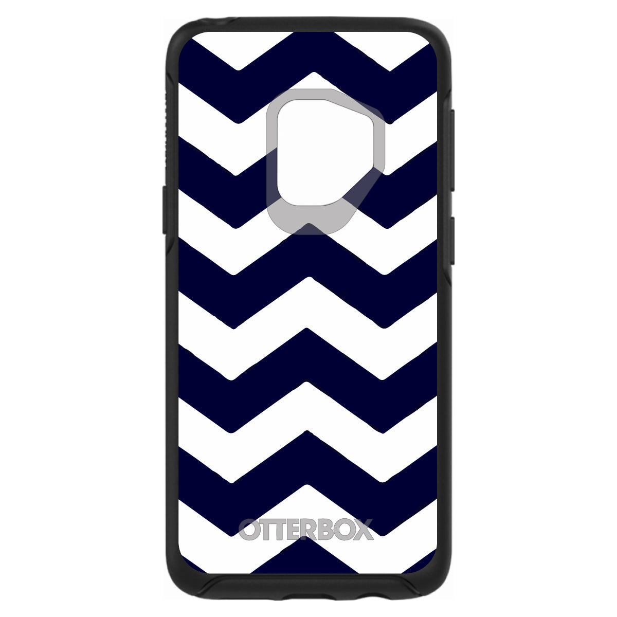 Navy Blue White Chevron Stripes OtterBox Symmetry Case for iPhone & Galaxy, view 8