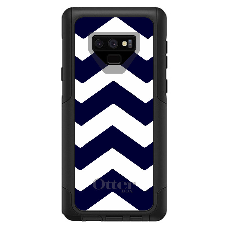 Navy Blue White Chevron Stripes OtterBox Commuter Case for iPhone & Galaxy, view 15
