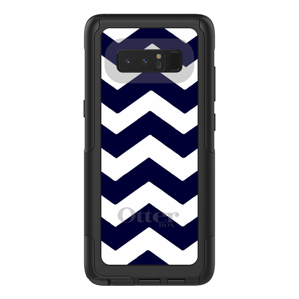 Navy Blue White Chevron Stripes OtterBox Commuter Case for iPhone & Galaxy, view 16