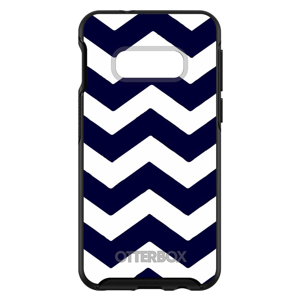 Navy Blue White Chevron Stripes OtterBox Symmetry Case for iPhone & Galaxy, view 7