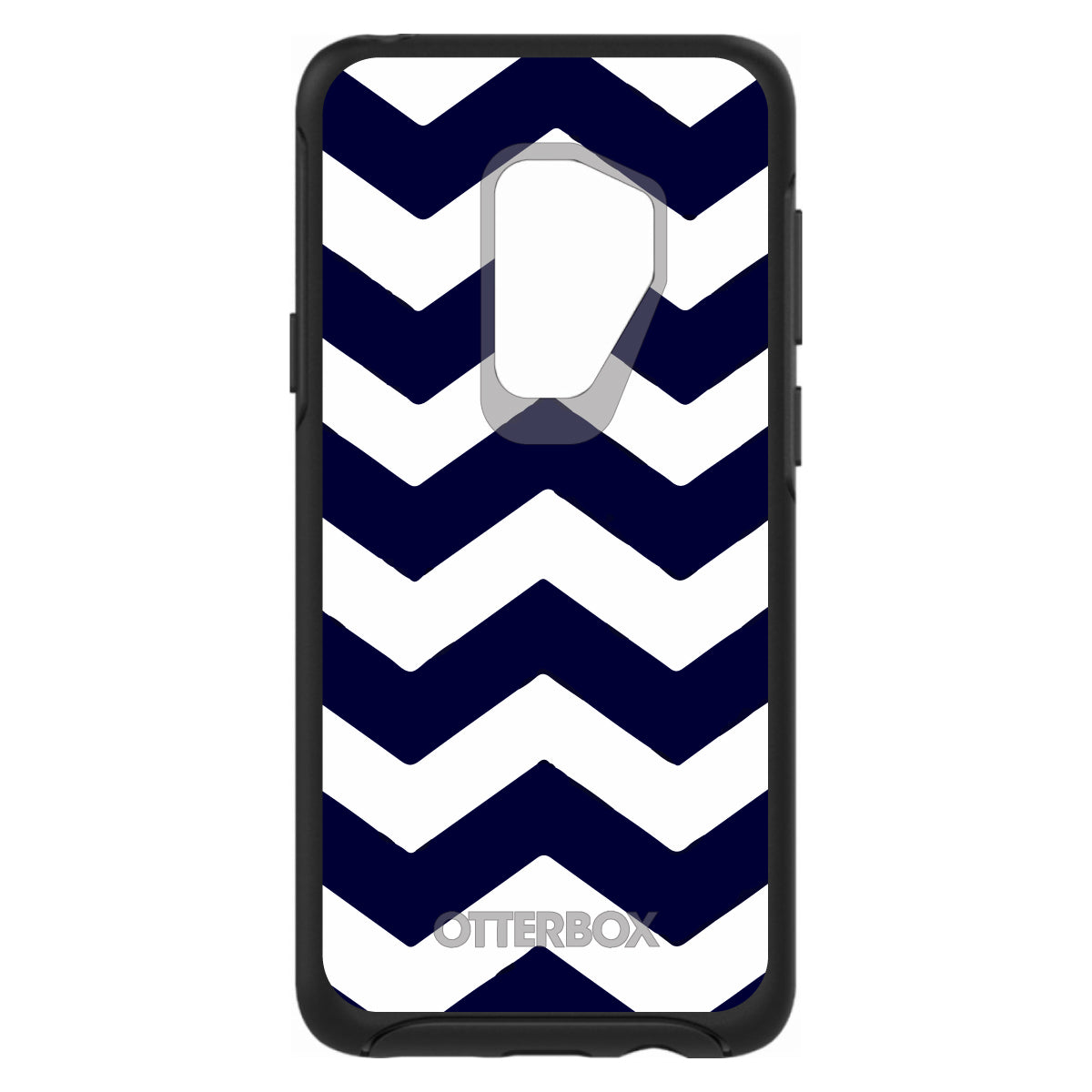 Navy Blue White Chevron Stripes OtterBox Symmetry Case for iPhone & Galaxy, view 9