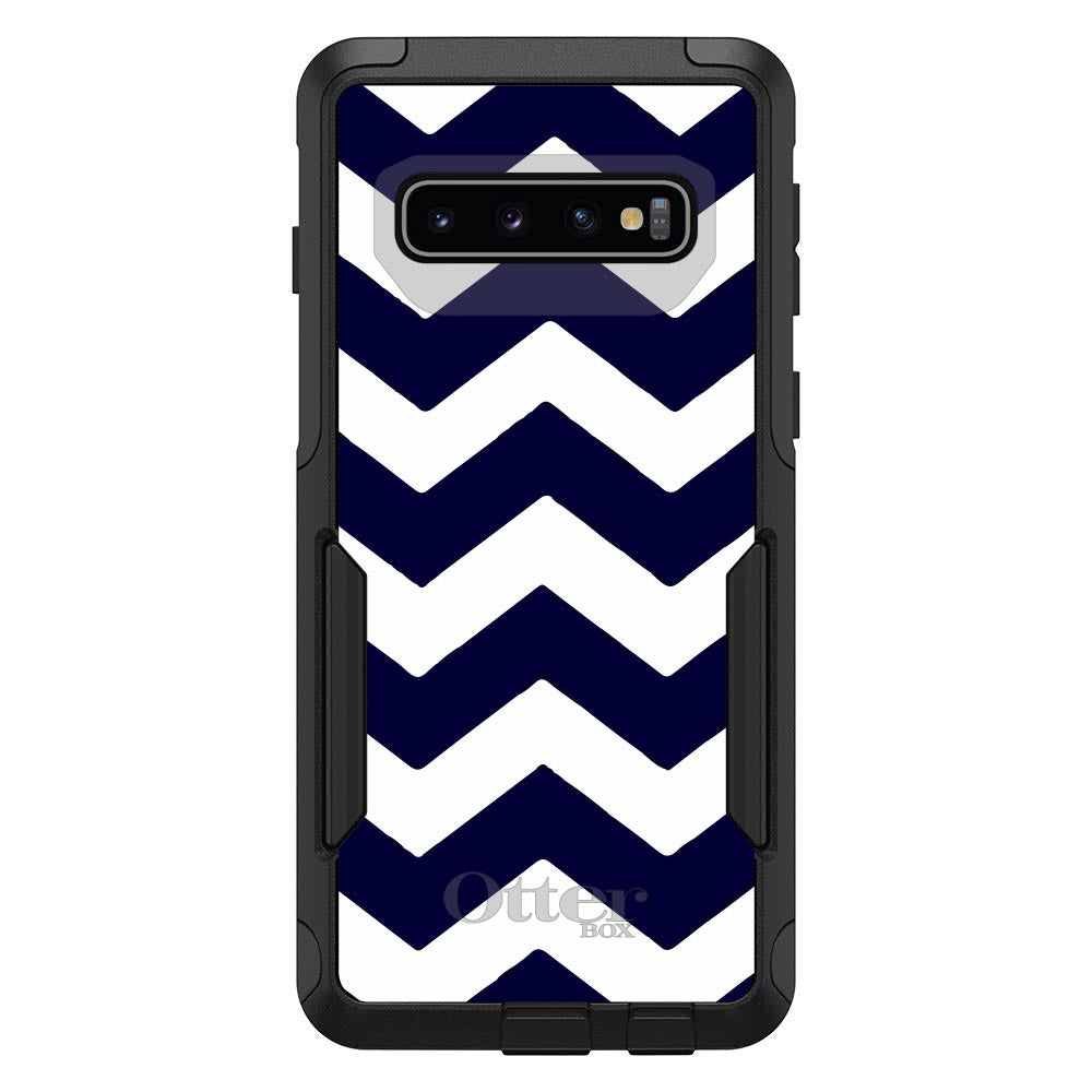 Navy Blue White Chevron Stripes OtterBox Commuter Case for iPhone & Galaxy, view 7
