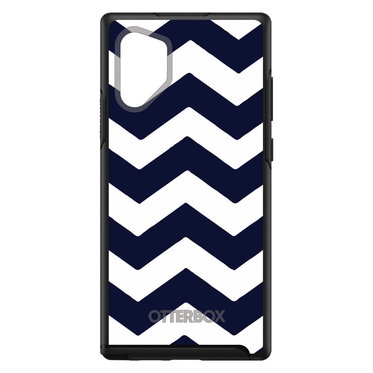 Navy Blue White Chevron Stripes OtterBox Symmetry Case for iPhone & Galaxy, view 12