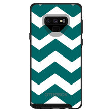 Teal White Chevron Stripes OtterBox Symmetry Case for iPhone & Galaxy