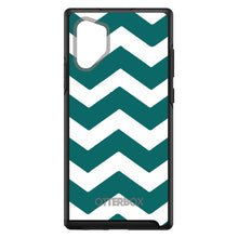 Teal White Chevron Stripes OtterBox Symmetry Case for iPhone & Galaxy
