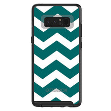 Teal White Chevron Stripes OtterBox Symmetry Case for iPhone & Galaxy