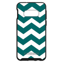 Teal White Chevron Stripes OtterBox Symmetry Case for iPhone & Galaxy