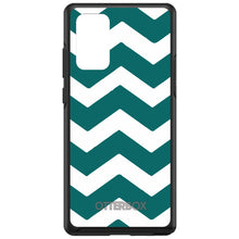 Teal White Chevron Stripes OtterBox Symmetry Case for iPhone & Galaxy