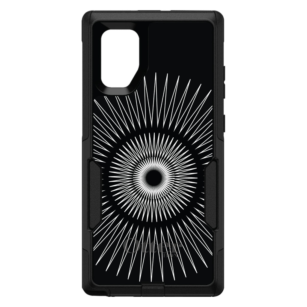 Black White Star Bursts OtterBox Commuter Case for iPhone & Galaxy, view 14