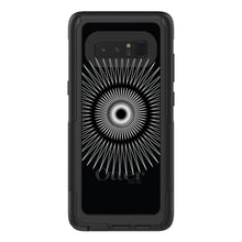 DistinctInk™ OtterBox Commuter Series Case for Apple iPhone or Samsung Galaxy - Black White Star Bursts