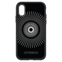 DistinctInk™ OtterBox Symmetry Series Case for Apple iPhone / Samsung Galaxy / Google Pixel - Black White Star Bursts