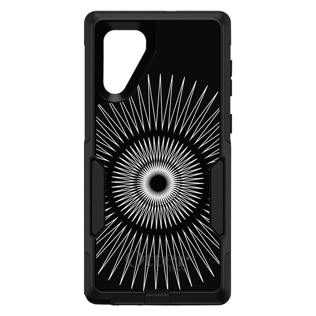 Black White Star Bursts OtterBox Commuter Case for iPhone & Galaxy, view 13