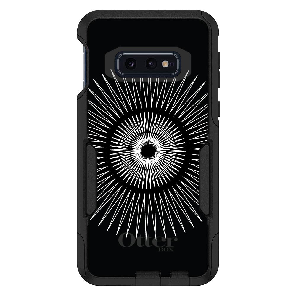 Black White Star Bursts OtterBox Commuter Case for iPhone & Galaxy, view 8