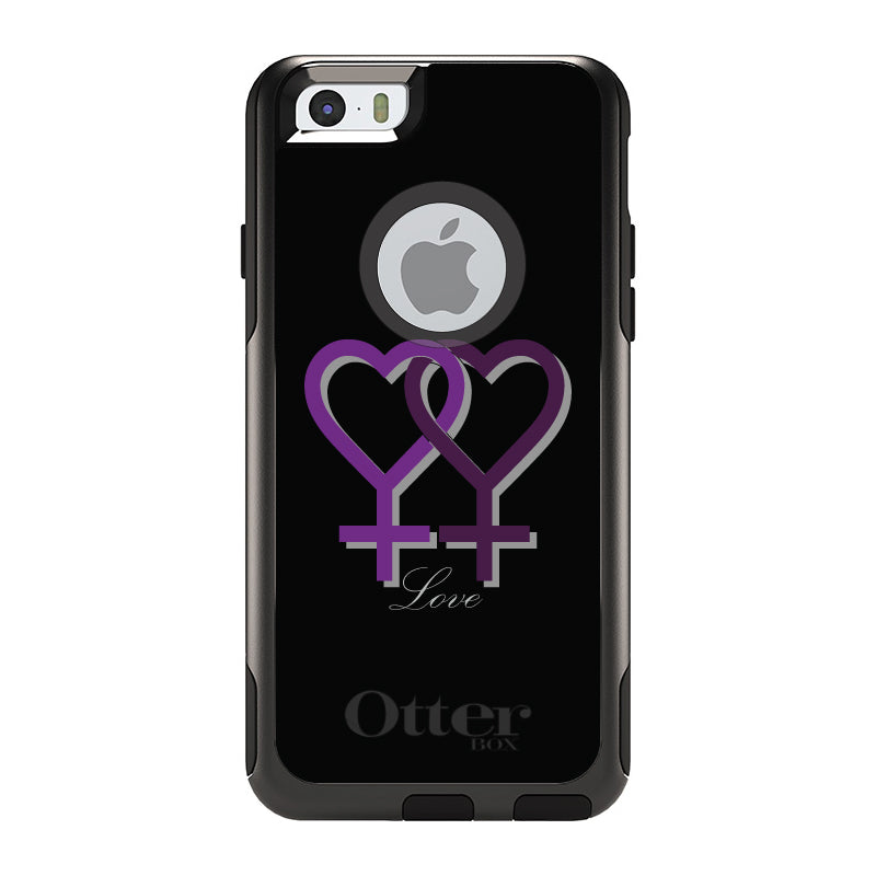 Lesbian Purple Symbols Love OtterBox Commuter Case for iPhone & Galaxy, view 4