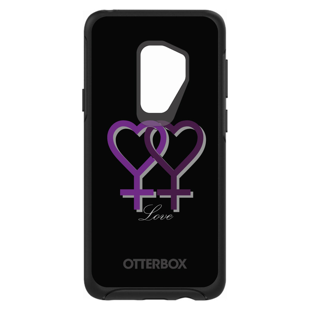 Lesbian Purple Symbols Love OtterBox Symmetry Case for iPhone & Galaxy, view 9