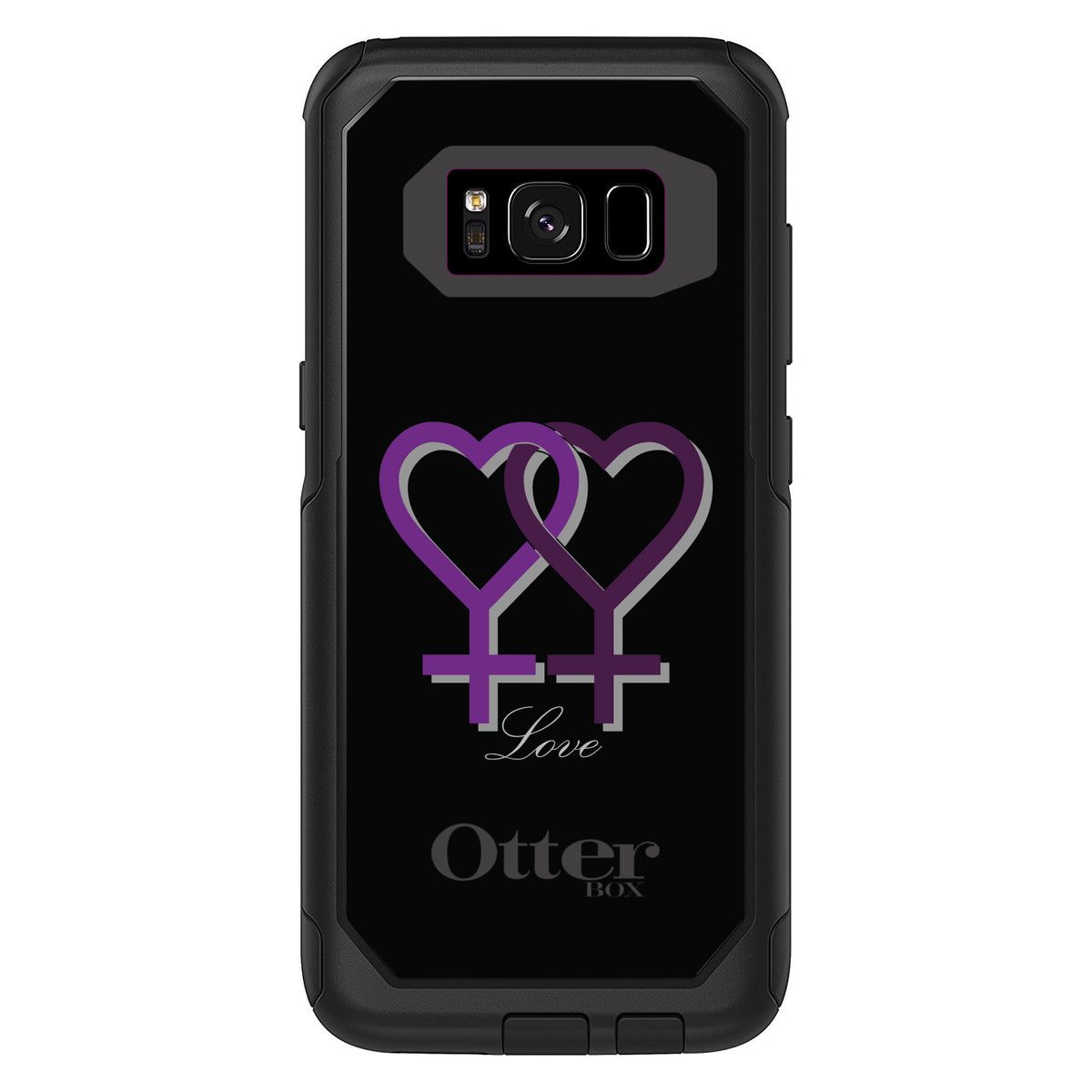 Lesbian Purple Symbols Love OtterBox Commuter Case for iPhone & Galaxy, view 10