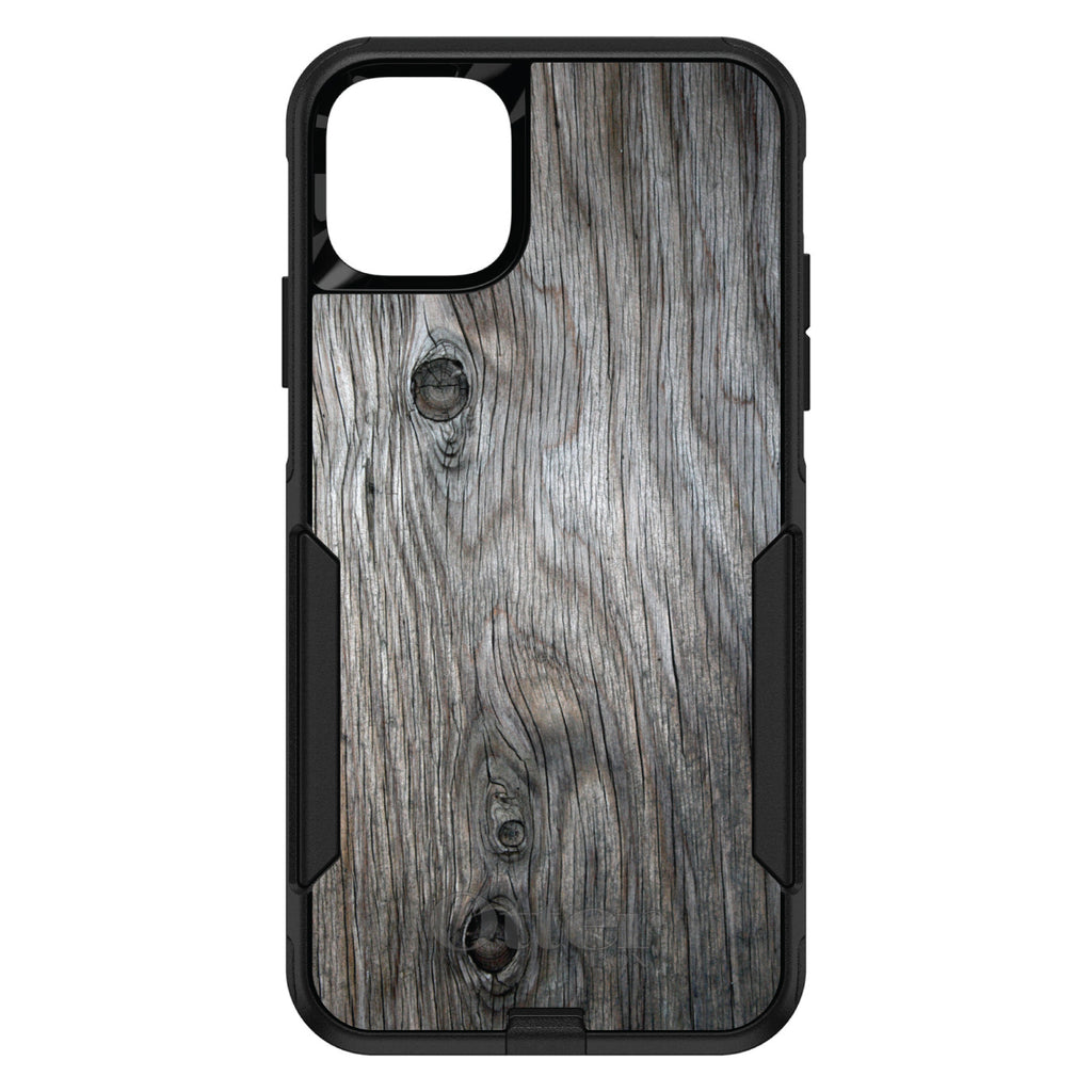 Grey Weathered Wood Grain Print OtterBox Commuter Case for iPhone & Galaxy, view 2