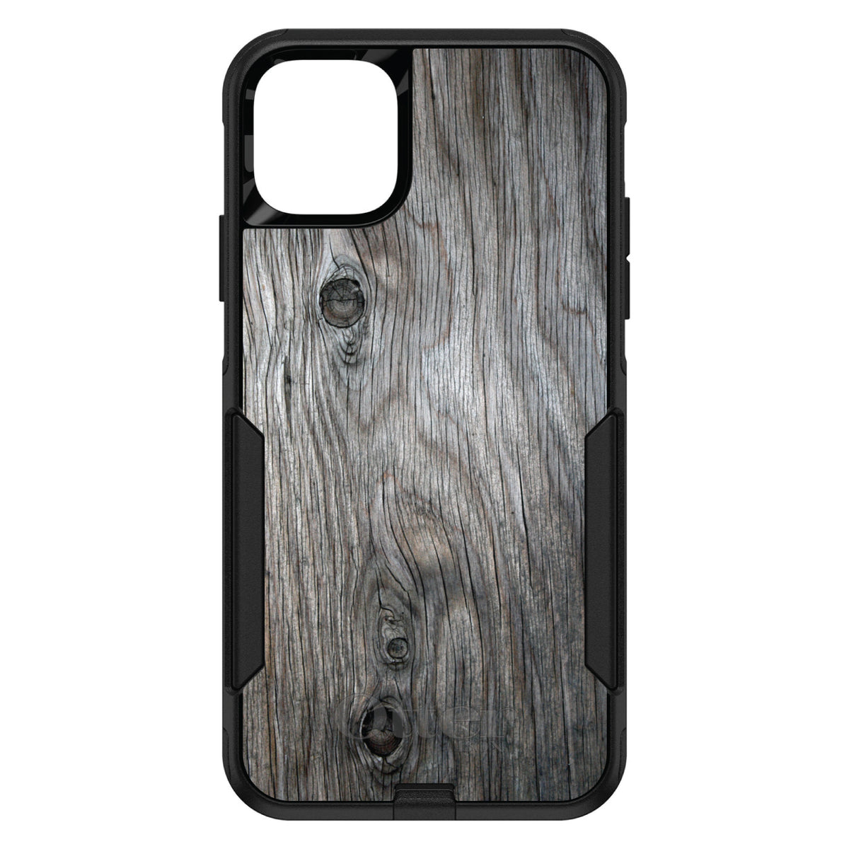 Grey Weathered Wood Grain Print OtterBox Commuter Case for iPhone & Galaxy, view 2
