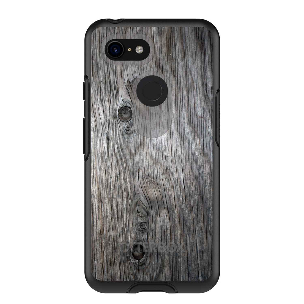Grey Weathered Wood Grain Print OtterBox Symmetry Case for iPhone & Galaxy, view 15