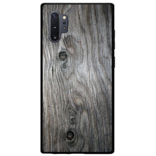 DistinctInk® Hard Plastic Snap-On Case for Apple iPhone or Samsung Galaxy - Grey Weathered Wood Grain Print