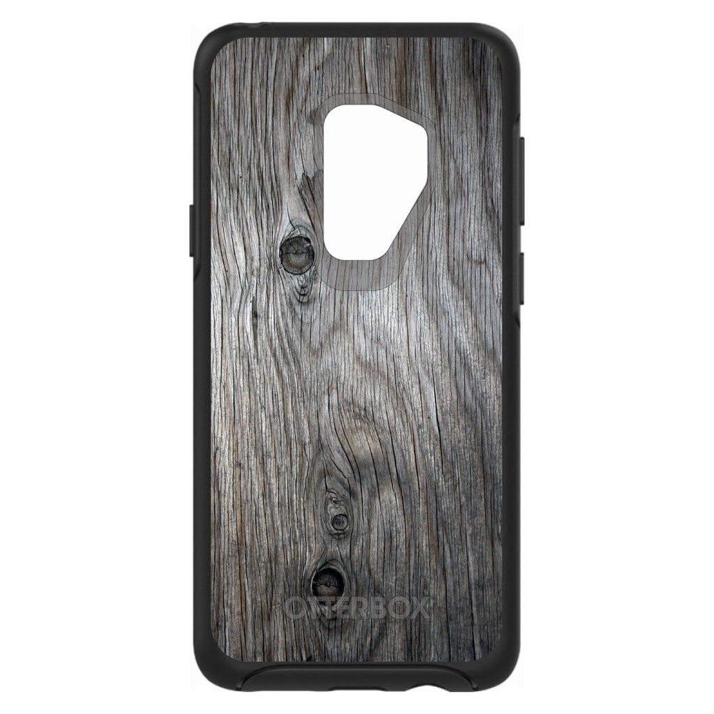 Grey Weathered Wood Grain Print OtterBox Symmetry Case for iPhone & Galaxy, view 9