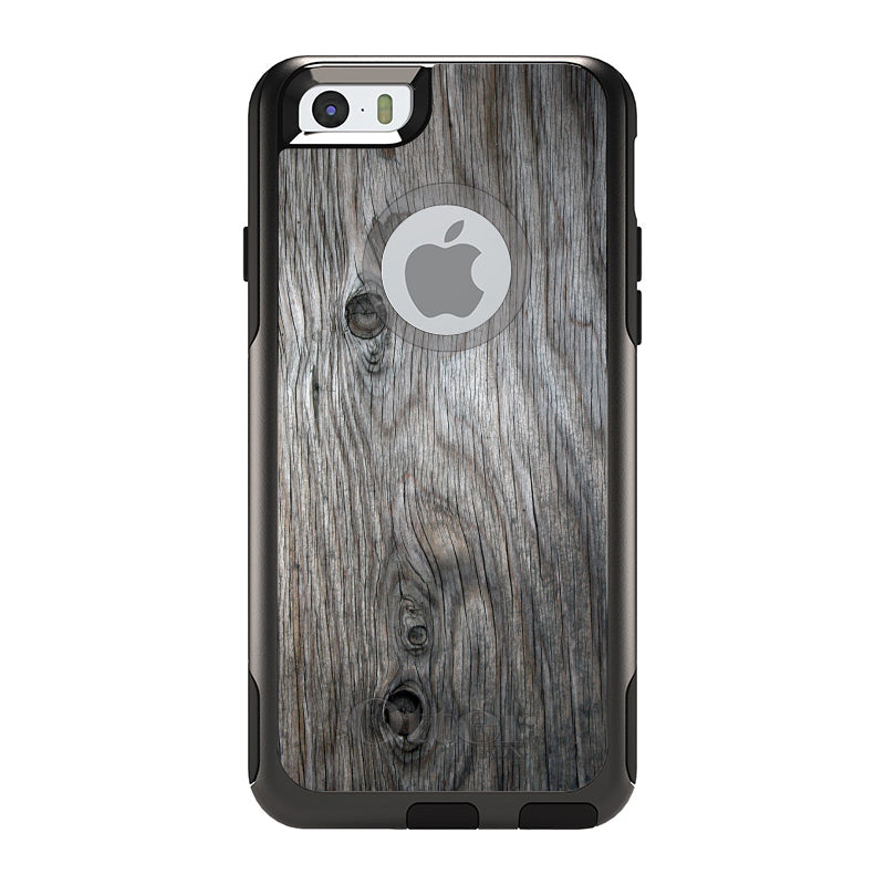 Grey Weathered Wood Grain Print OtterBox Commuter Case for iPhone & Galaxy, view 4