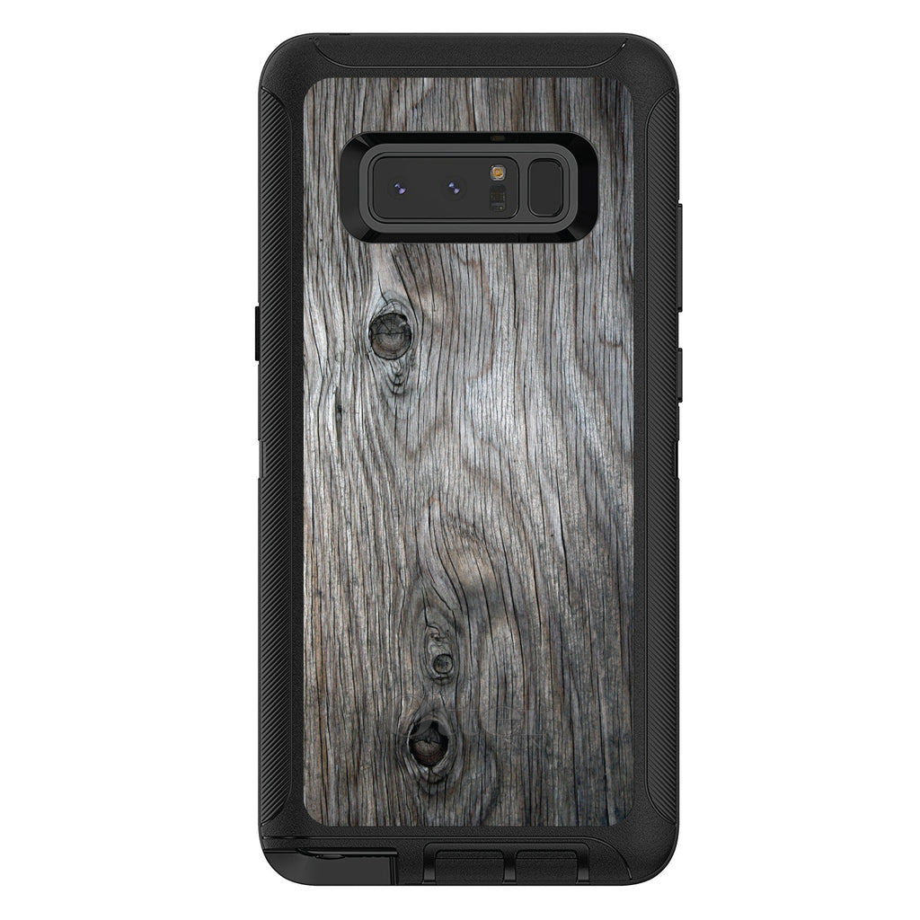 Grey Weathered Wood Grain Print OtterBox Defender Case for iPhone & Galaxy, view 17